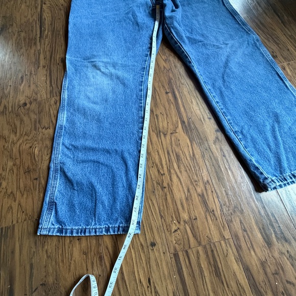 Vintage Wrangler Carpenter Blue Jeans - Picture 4 of 9